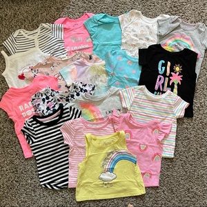 66 piece baby girl clothing bundle. 9-12 months